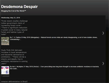 Tablet Screenshot of desdemonadespair.net